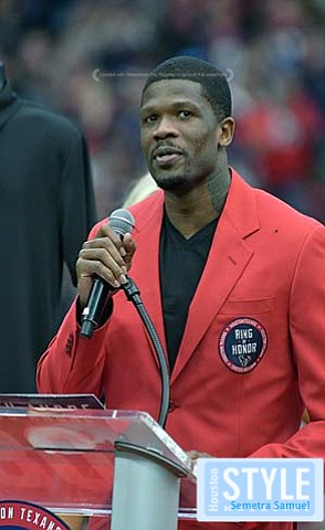 The Houston Texans said a huge ‘thank you’ to former player Andre Johnson by making him their first inductee into …