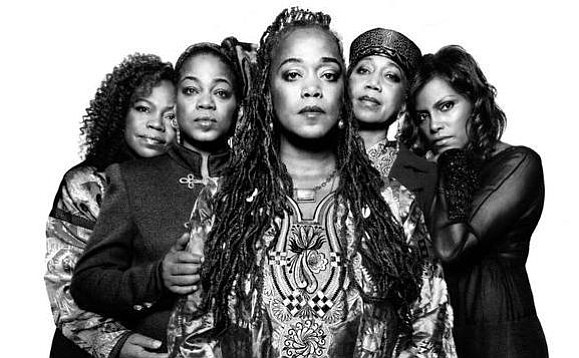 Malcolm X’s Daughters L to R: Qubilah Shabazz, Gamilah Lumumba Shabazz Malaak Shabazz, Attallah Shabazz, Ilyasah Shabazz (Image: malcolmxlegacy.com)