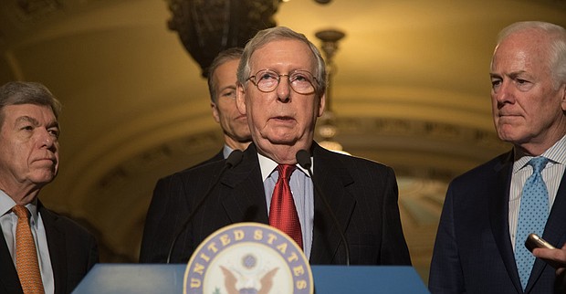 Senate Republicans, led by Senate Majority Leader Mitch McConnell, R-Ky., plan to vote on their tax bill this week. (Photo: Jeff Malet Photography/Newscom)