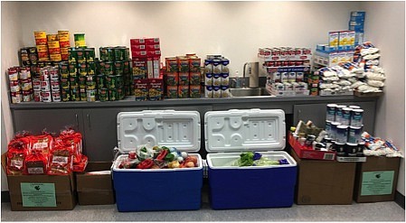  Donated items for the elders at S.H.A.P.E. Community Center/credit: Texas Southern University