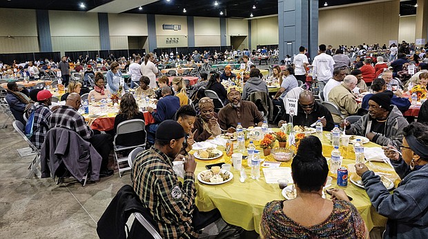 Thousands of people enjoyed the food and fellowship at the annual event.  