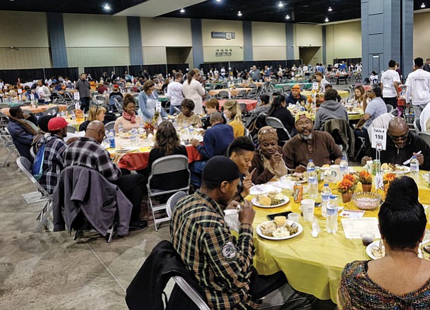 Thousands of people enjoyed the food and fellowship at the annual event.  