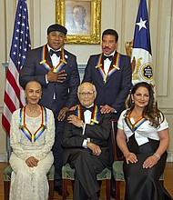 This year's Kennedy Center honorees were (clockwise from top left) LL Cool J, Lionel Richie, Gloria Estefan, Norman Lear and Carmen de Lavallade.