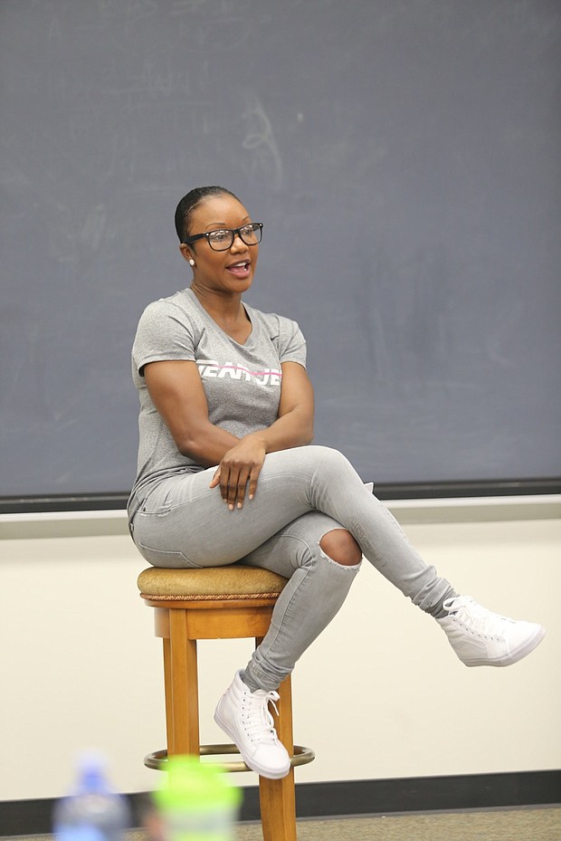 Olympic Medalist Carmelita Jeter