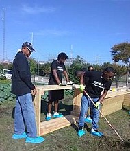PVAMU students participating in the Toyota Green Initiative campaign