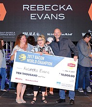 2017 WFC Bacon  Champ Rebecka Evans