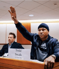 LL Cool J in a class at Harvard