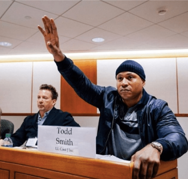 LL Cool J in a class at Harvard