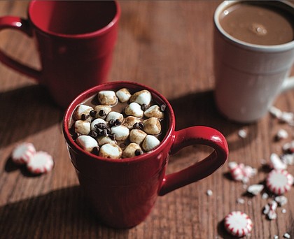 Slow Cooker Peppermint Hot Chocolate