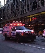 	Police are responding to reports of a possible explosion on the A, C and E subway lines near 42nd Street and Eighth Avenue, New York Police Department Sgt. Brendan Ryan said Monday December 11, 2017. The trains are being evacuated, he said./Instagram