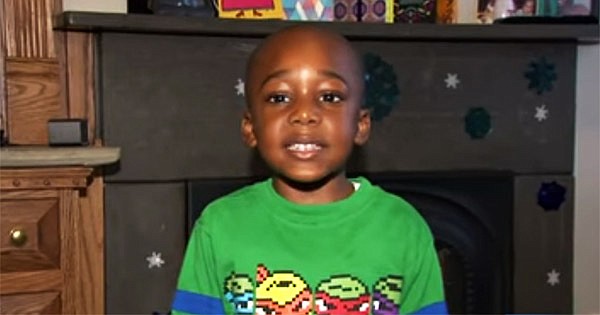 4-year old Caleb Green