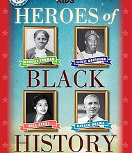 “Time for Kids: Heroes of Black History” by Editors at Time for Kids Magazine
c.2017, Time Inc. Books		$9.99 / $11.99 Canada	     192 pages
