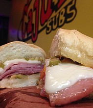 Go Cajun Subs Muffalotta 