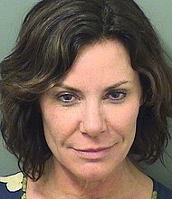 Luann de Lesseps, 52 and a star of The Real Housewives of New York City reality series was arrested by Palm Beach Police in the early hours of December 24, according to jail records from Palm Beach County Sheriff's Office. De Lesseps was arrested on charges of battery of an officer, disorderly intoxication, Resisting officer with violence to his or her person, and corruption by threat against public servant, according to jail records. She was taken to Palm Beach County Jail at 1:25 a.m, jail records show. CREDIT: Palm Beach County Sheriff's Office