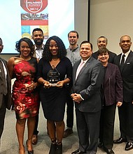  entrepreneur Deidre Mathis won 1st place with the Urban League Pitch Competition winning $7,500