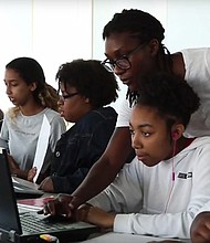 Sheretta Butler-Barnes works with Girls Inc. Eureka! Program, which exposes high school girls of color to an intensive STEM-based curriculum. Her research addresses structural racism and inequalities in education and youth development.(photo via brownschool.wustl.edu)