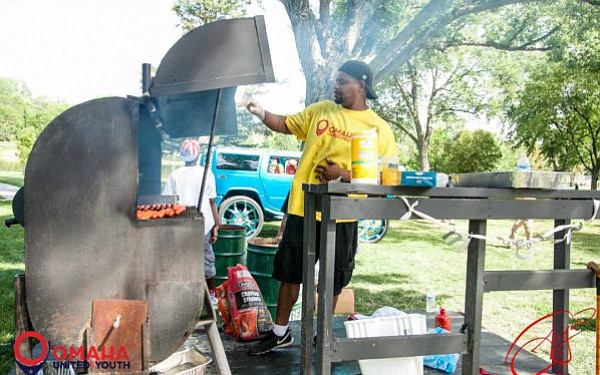 (LaWayne Nockai, owner of Wayne’s Mobile Kitchen and Catering in Omaha, Nebraska, recently got a $65,000 loan from the Nebraska Enterprise Fund. He plans to open a restaurant by March. The Nebraska Enterprise Fund is a CDFI that has received funding from the Wells Fargo DDC program. Image: Wells Fargo)