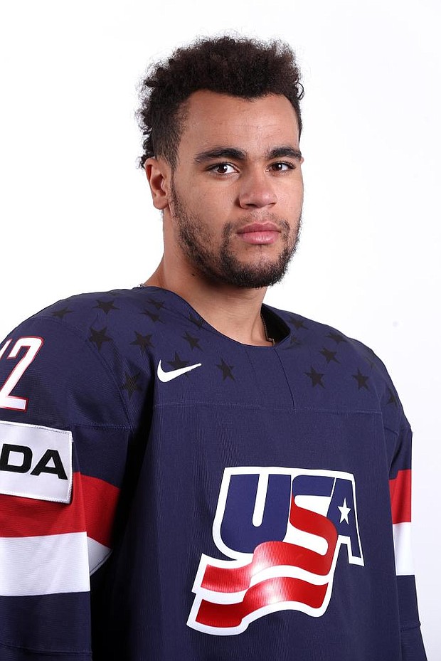 Team USA Hockey Team Member Jordan Greenway (Photo by Andre Ringuette/HHOF-IIHF Images)