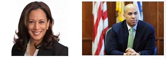 Senator Kamala Harris and Senator Cory Booker