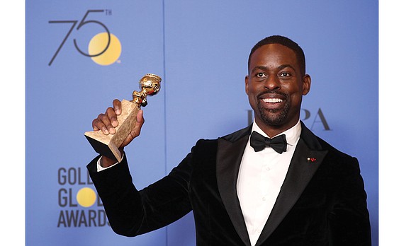 Actor Sterling K. Brown made history Sunday night when he won the Golden Globe trophy for best actor in a ...