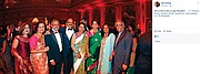 In a Facebook post, RRHA CEO T.K. Somanath, right, smiles as he poses with relatives at a Jan. 3 reception at Mar-a-Lago in Palm Beach, Fla., as he and his wife vacationed in the Sunshine State. 