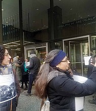 Hundreds of Demonstrators recently protested over the Department of Housing and
Urban Development’s (HUD) notice that will delay enforcement of former President Barack Obama’s
Federal Fair Housing rule, which required cities to address patterns of racial residential segregation
and inequality as a condition of continuing to receive federal housing funds. Photo Credit:
Chicago Housing Initiative.