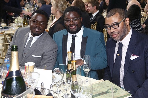 Daniel Kaluyaa, Lil Rel Howery and Jordan Peele at 2018 Critics Choice Awards (photo: Getty Images)