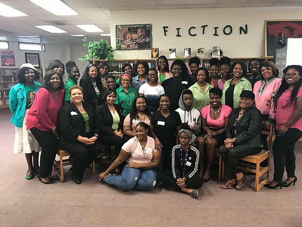 Alpha Kappa Omega with ASCEND students