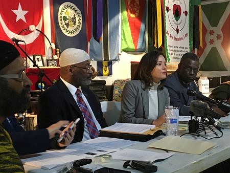 CAIR’s Mustafaa Carroll and attorney Joaquina Rodriquez