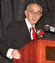 Dr. Wyatt Tee Walker speaks at Virginia Union University’s annual Community Leaders Breakfast in Richmond in January 2008.