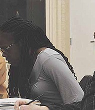 The Englewood QLP Health and Wellness Task Force, which envisions Englewood as a progressive model for health and wellness, recently held a meeting at the Ogden Park Field House to discuss creative ways its organization could collaborate with health clinics on their developing Health Navigators curriculum. Photo Credit: Christopher Shuttlesworth