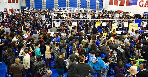 Students at the ASBC Foundation HBCU College Festival