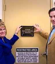 Compassionate Cultivation CEO Morris Denton and Texas state Rep. Stephanie Klick