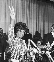 US Representative Shirley Chisholm of Brooklyn