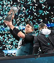 Philadelphia Eagles QB Nick Foles/credit Eagles' Facebook
