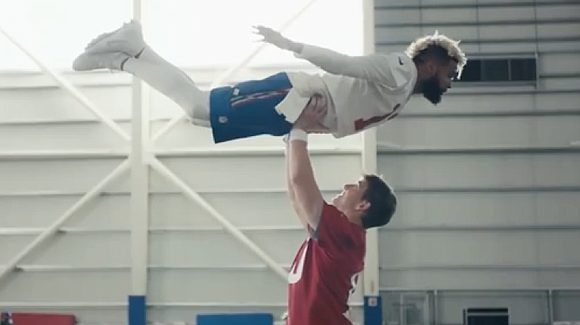 The NFL will premiere its new TV commercial starring Eli Manning and Odell Beckham Jr. after the third quarter of …