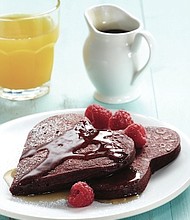 Cocoa-Kissed Red Velvet Pancakes