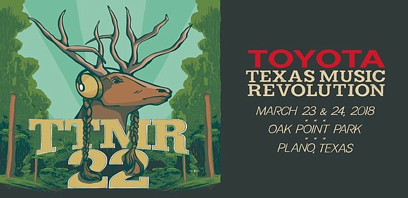Dallas area radio station KHYI The Range is hosting Toyota Texas Music Revolution 22 March 23-24, 2018 at Oak Point …