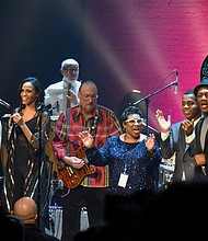 Otis Redding III, Booker T. and the MGs, the Preservation Hall Jazz Band and the Dap Kings at The Apollo Theatre.