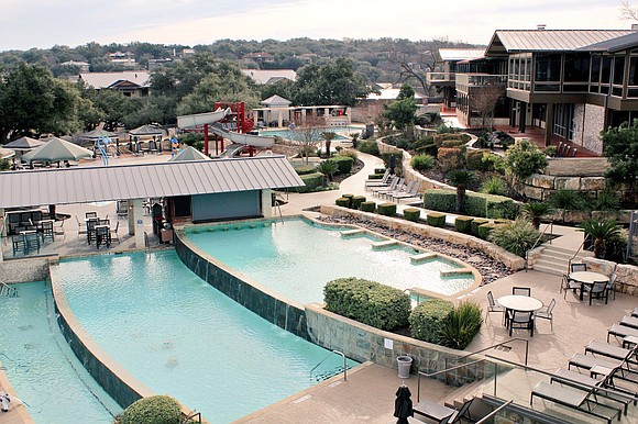 Perched on the banks of Lake Travis in the Texas Hill Country is an oasis that not only lives up …