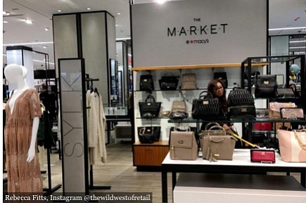 The Market @ Macy's pop-up venue at Macy's Herald Square flagship, February,