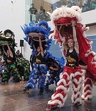 Celebrating the Year of the Earth Dog // Members of The Pride: Lion Dance at UVA perform Saturday at 2018 ChinaFest, the Virginia Museum of Fine Arts’ celebration of the Chinese New Year and the welcoming of the Year of the Earth Dog. The event also featured colorful performances and demonstrations by kung fu experts and Yu Dance Arts, which used a fusion dance style to present a new look at traditional Chinese dances. 