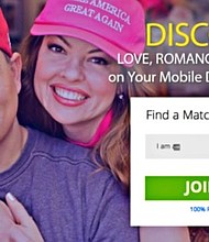 Barrett "Brett" Riddleberger and Jodi Riddleberger  featured on TrumpDating.com (screenshot)
