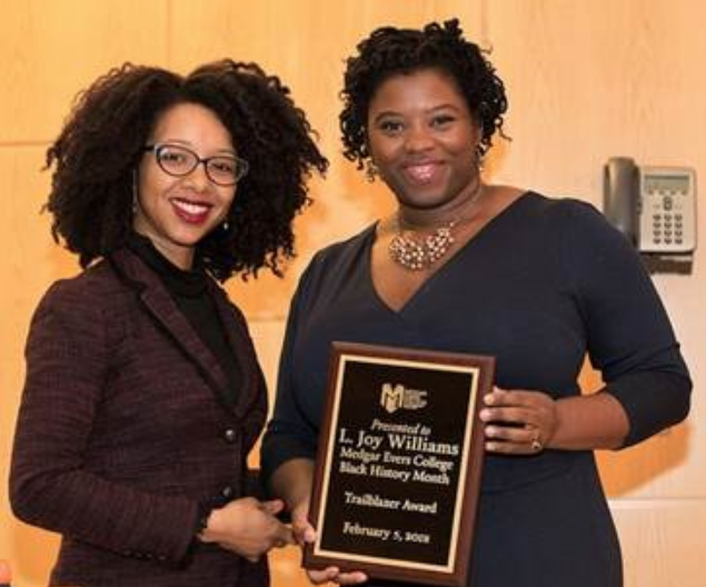 Medgar Evers College Honors L Joy Williams For Black History Month New York Amsterdam News The New Black View