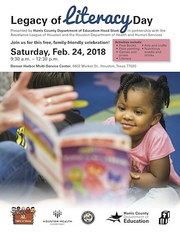Families are invited to the Legacy of Literacy Day event on Saturday, Feb. 24 from 9:30 a.m. – 12:30 p.m. …
