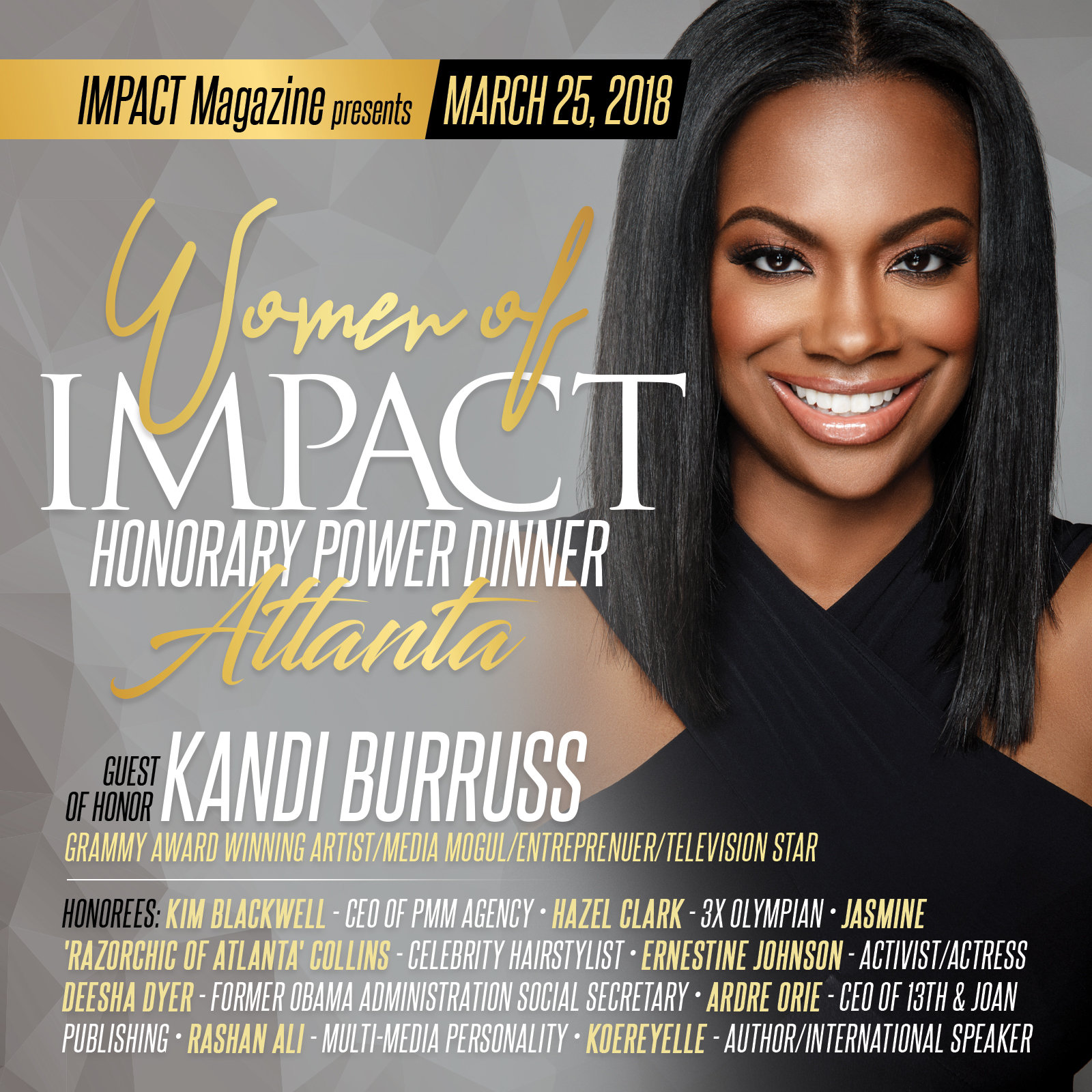 Impact Magazine Hosts The Women Of Impact Honorary Power Dinner