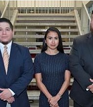 TMSL Students pictured, from left to right: Eleazar Maldonado, Jr., Anabel Maldonado, Daniel Chavez