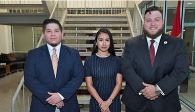 TMSL Students pictured, from left to right: Eleazar Maldonado, Jr., Anabel Maldonado, Daniel Chavez