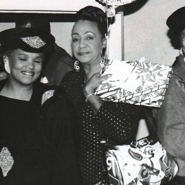 Friends and jazz lovers hanging out in 1984 are: Libby, Ann Vaughn, Dr. Elaine Simon, Biddy Wood and Dr. Louise Johnson.