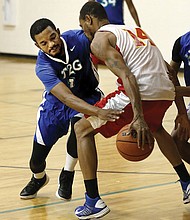 League players show off their skills during a fast-action, competitive game in 2017, when eight teams participated in the league. 
